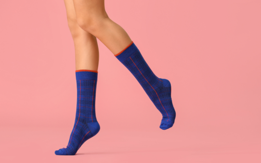Wearing compression stockings improves circulation for the healthy